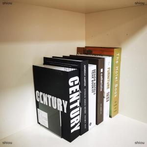 [COD] shiou Acrylic bookends đứng kệ sách Máy tính để bàn trang trí lưu trữ giá