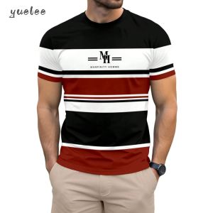 [Local Stock] ZEEMIN 2025 New Mens T-Shirt 3D Print Summer Fashion Men Short Sleeve Tee Loose Versatile Mens Tops Casual Breathable T-Shirt for Man