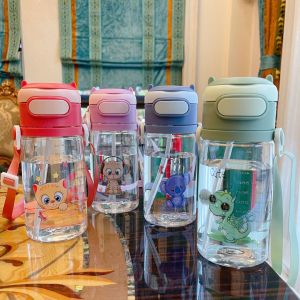 Botol Minum Seliya Anak Karakter Animal Dilengkapi Sedotan 550 ML BPA FREE 2661