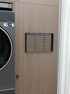 Washer Storage Shelf Sturdy Metal Frame Without Tool Need Wall Mount Organizers for Bathroom Laundry Room Space Saving