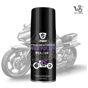 T2P Motorcycle Wax Polish Glossy Motorbike 200ml Plastic Restorer Agent Shine Cleaner Fairing Cleaner Scooter Bike Protectant Scratches UV Shine