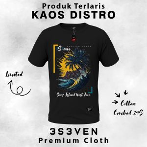 Baju Kaos Distro Premium cotton 24 S3S3ven Clothing