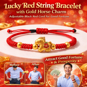 New Year Red Bracelet Blessing Horse Year