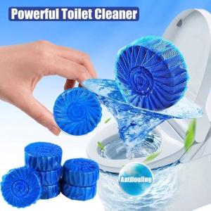 30pcs Blue Tablet Toilet Bowl Cleaner Toilet Sanitizer Deodorizer Automatic Tank Bowl Toilet Cleaner Home Cleaner
