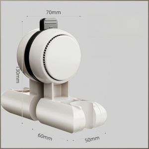 ฐานหัวฉีด การปรับสากล ที่วางฝักบัว กันน้ำและกันความชื้น มั่นคง การดูดซับที่แข็งแกร่ง ไม่มีการเจาะ