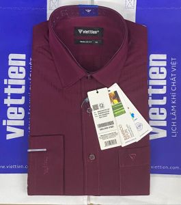 Áo sơ mi dài tay Phom ÔM nhẹ Việt tiến ( dòng Regular Fit) [8N2293]