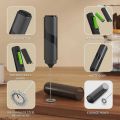 Yummy.miya Portable Milk Frother Coffee Whisk Egg Beater Drink Mixer Handheld Battery Operated Stainless Steel Low Noise Rumah Tangga Latte Baking. 