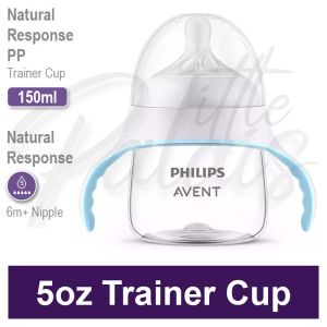 Philips Avent DINO Bendy Straw Cup Drinking Water Bottle Anti Leak Sippy Training Cup 7oz 10oz Botol Air Bekas Air Straw Dinosaur Anti Tumpah