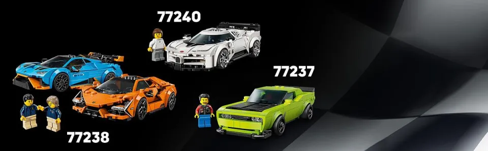 LEGO Speed Champions 77239 Porsche 911 GT3 RS Super Car (348
