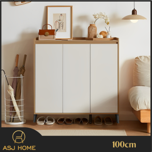 ASJ_Muji Style Extra Thickness Multifunctional Shoe Cabinet D5 - With Soft Closer Function- Ship From Ipoh
