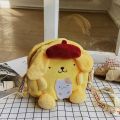 Sanrio My Melody kuromi Yulin dog Anime Kawaii Plush Bag Shoulder Bags Hand bag Messenger Handbags Backpackgirl Birthday Gifts. 