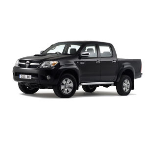HILUX INNOVA Car Window Visor Free Racingkool 95primer Door Visor Ari Press Window Deflector Piano Black