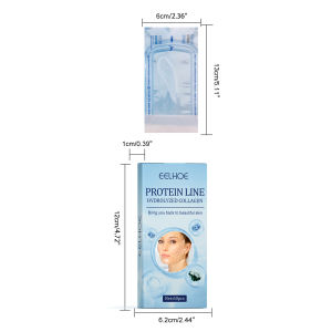 Eelhoe Absorbable Face Protein Lifting Line Skin Anti Wrinkle Moisturizing Desalination Fine Lines Protein Skin Absored Lines Wrinkle Remove Care Needle-Free Face Line Carved Lifting Tightening Loose Face Contour Tool 【60cps】