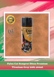Pylox Cat Semprot Diton Premium Titanium Grey 400ml