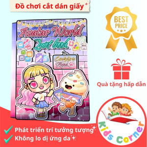 Đồ chơi thông minh ngôi nhà giấy cô bé Avatar và búp bê giấy Tocaboca sáng tạo cho bé