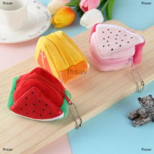 [COD] fhsav Cute Fruit Wallet Plush Coin Purse Women Change Purse Money bag Coin Purse Cartoon Fashion Sweet For Girl Gift Multifunction New