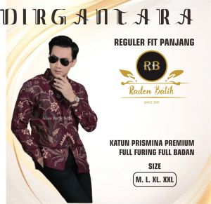 NEW ARRIVAL KEMEJA BATIK PRIA LENGAN PANJANG PREMIUM LAPIS FURING