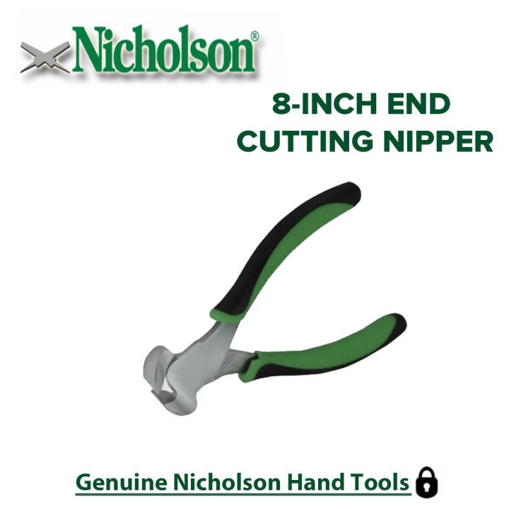 Nicholson 8-inch End Cutting Nipper ( 219031NB ) ( HNDTLS ) Plier [GIGATOOLS]