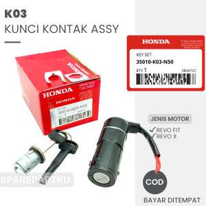 K03 KUNCI KONTAK ASSY REVO FIT REVO X/ KONCI KONTAK/ KEY SET/ KUALITAS PAS DAN AWET/ ANTI MALING