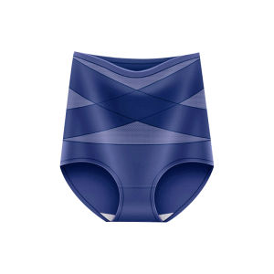 FallSweet Shaping Underwear High Waisted Ice Silk Belly Tightening Pants for Women Tummy Shaper Women Silk Antibacterial Buttocks Lifting Shaping Pants for Women Thin and Breathable High Waisted Underwear