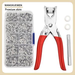 [COD] Sets Snap Fasteners Kit Tool Metal Snap Buttons Rings with Fastener Pliers Press Tool Kit for Clothing Sewing