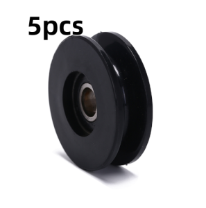 SHPYHT 1 chiếc bánh xe ròng rọc Vòng bi màu đen 50mm bộ phận thiết bị tập thể hình cáp Bộ dụng cụ tập gym chống mòn