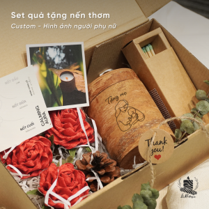 Set Quà Tặng Classic Nến Thơm Trị Liệu Le Rustique - Custom Về Người Phụ Nữ - 100g (9 Mùi Hương) - Nến Thơm Cao Cấp - An Toàn Cho Sức Khỏe - Có Kiểm Định Chất Lượng