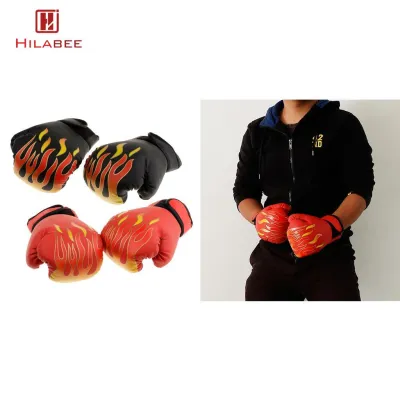 HILABEE 2 Pair Kickboxing Fighting Boxing Gloves Karate Muay Thai