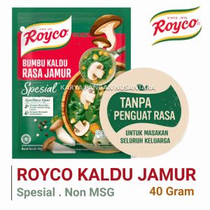 ROYCO BUMBU KALDU JAMUR SPESIAL 40GR ROYCO PENYEDAP RASA KALDU JAMUR PACK 40 GRAM