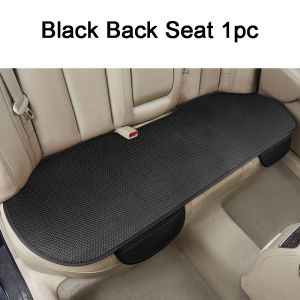 3 in 1 Car Seat Cover Front & Rear Back Cushion Universal Flax Seat Mat for Kusyen Kereta Fits Myvi Axia Bezza Ativa
