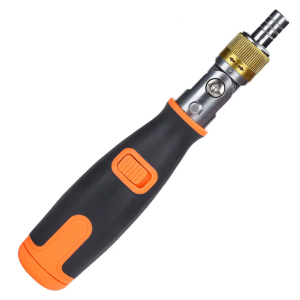 Professional Ratcheting Screwdriver Set 10 Changeable Steel Bits For Electronics Maintenance