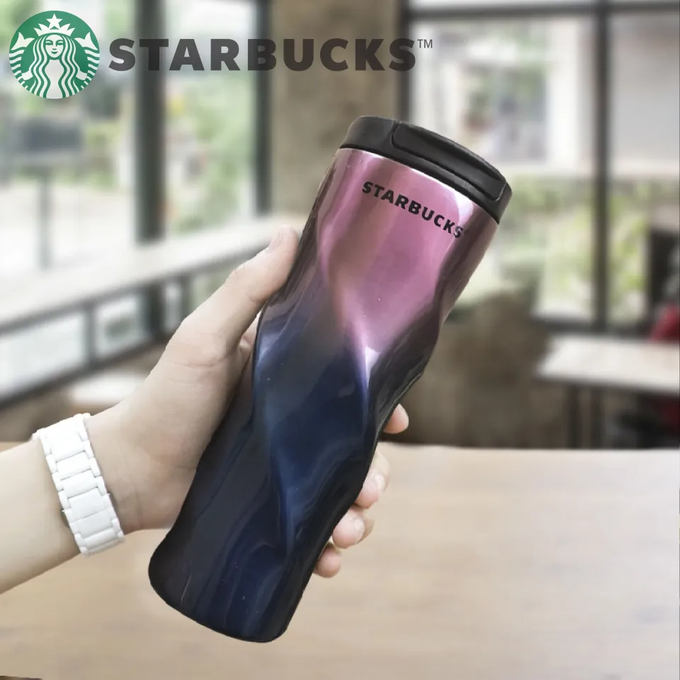 Starbucks Swirl Tumbler Vacuum Insulated Flask Thermos Stainless