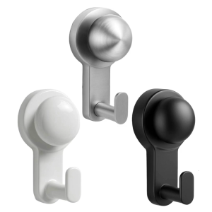 Rustproof Suction Hook For Bathroom 5kg Load Capacity Wall Mounted Shower Organizers Vertical Shower Organizers Hook