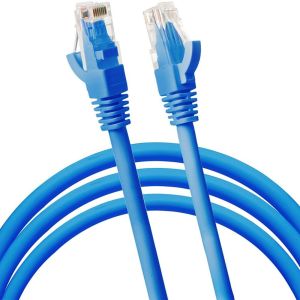 JUVIAAL 1PC Computer Cat 5e Channel Ethernet Network Internet Modem RJ 45 Splitter LAN Cable Network Patch Cable 24AWG Patch Cable Cat5 Patch Cord