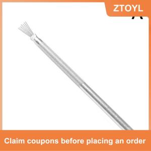 【ZTOYL】 7 Pin Lông Dây Kết Cấu Gốm Sứ Công Cụ Polymer Đất Sét Điêu Khắc Mô Hình Công Cụ Tự Làm Gốm Bàn Chải Đồ Gốm Công Cụ Bánh Phụ Kiện