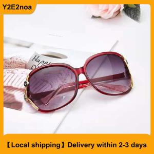 【Local shipping】 Fashion Womens Sunglasses Camellia Net Red Sunglasses Large Frame Glasses