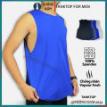 Áo ba lỗ nam TANKTOP TRƠN form rộng xẻ tà tập GYM thể hình chất thun lạnh VNO123. 