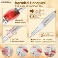 Electric Nail Drill File Professional E-File 30000RPM Tools for Acrylics Nails Natural Nails with Foot Pedal Ideal for Hands and Feet at Home use Nail Salon (White). 