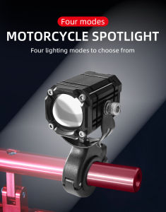 Motorcycle LED Light & Driving Light Pair Waterproof Universal Evil Eye Demon Eyes Design