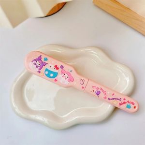 Kawaii Sanrio Kuromi Folding Comb Hello Kitty My Melody Cinnamoroll Pochacco Cartoon Anime Student Portable Mini Comb Girl Gift