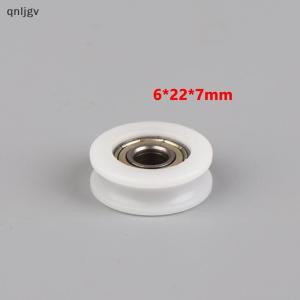 🔥🔥🔥qnljgv Di chuyển cửa và cửa sổ trượt bánh xe 626 mang ròng rọc 6x22x7 mét phẳng bánh xe hình chữ U rãnh Nylon Pad tiêm vật liệu
