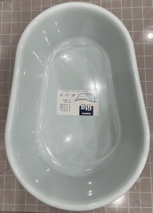 Thau tắm/Chậu tắm nhỏ cho bé sơ sinh dưới 1 Tuổi-Nhựa Hiệp Thành nhựa PP chính phẩm an toàn cho bé ( Dài 595cm x Rộng 405cm x cao 155cm)