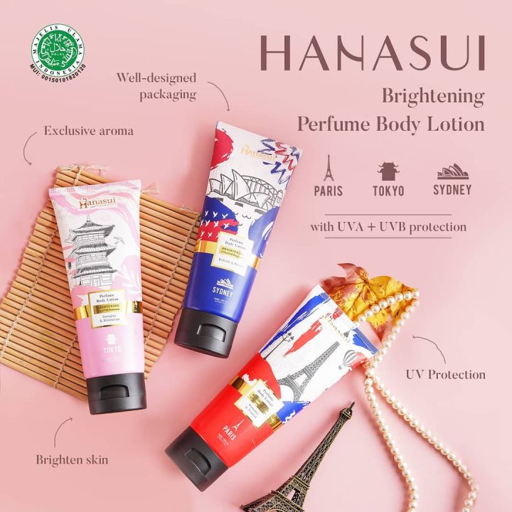 Hanasui perfume body lotion paris online review