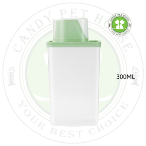 Pet Airtight Food Storage Case / Pet Food Container With Buckles - 700G/1.5KG/2KG (Colourful)