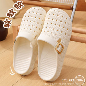 Free Shipping Baotou WomenS Summer New Fashion Outdoor Flat Casual Half-Slipper Buckle Perforated Fisherman Sandals
