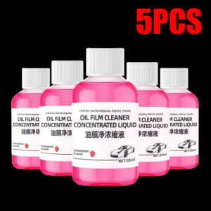 油膜净浓缩液 10 Bottles Concentrated Oil Film Remover 50ml 去虫胶玻璃水 洗車鏡水印去除剂 Car Glass Windscreen Watermark Cleaner Strong Degreasing