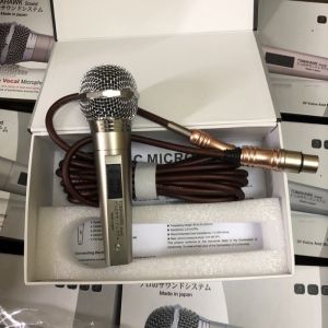 Micro có dây cao cấp TOMAHAWK - hàng nội địa Nhật - chống hú hát nhẹ võ mic kim loại cao cấp dây dài 6m loại xịn