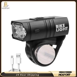 【HOSPORT】LED Bicycle Light 10W 800LM 6 Modes USB Rechargeable MTB Front Lamp