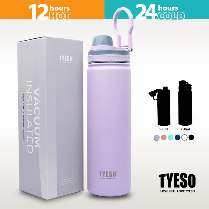 TYESO Tumbler 530ML/750ML Vacuum Insulated Bottle with handle HOT ...