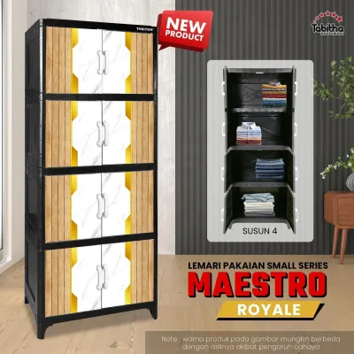 LEMARI TABITHA MAESTRO LEMARI PAKAIAN PLASTIK 2 SUSUN 3 SUSUN 4 SUSUN DAN 5 SUSUN